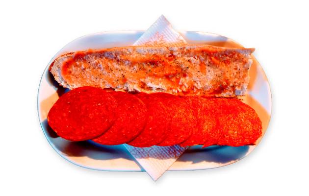 Bocadillo chorizo o salchichón